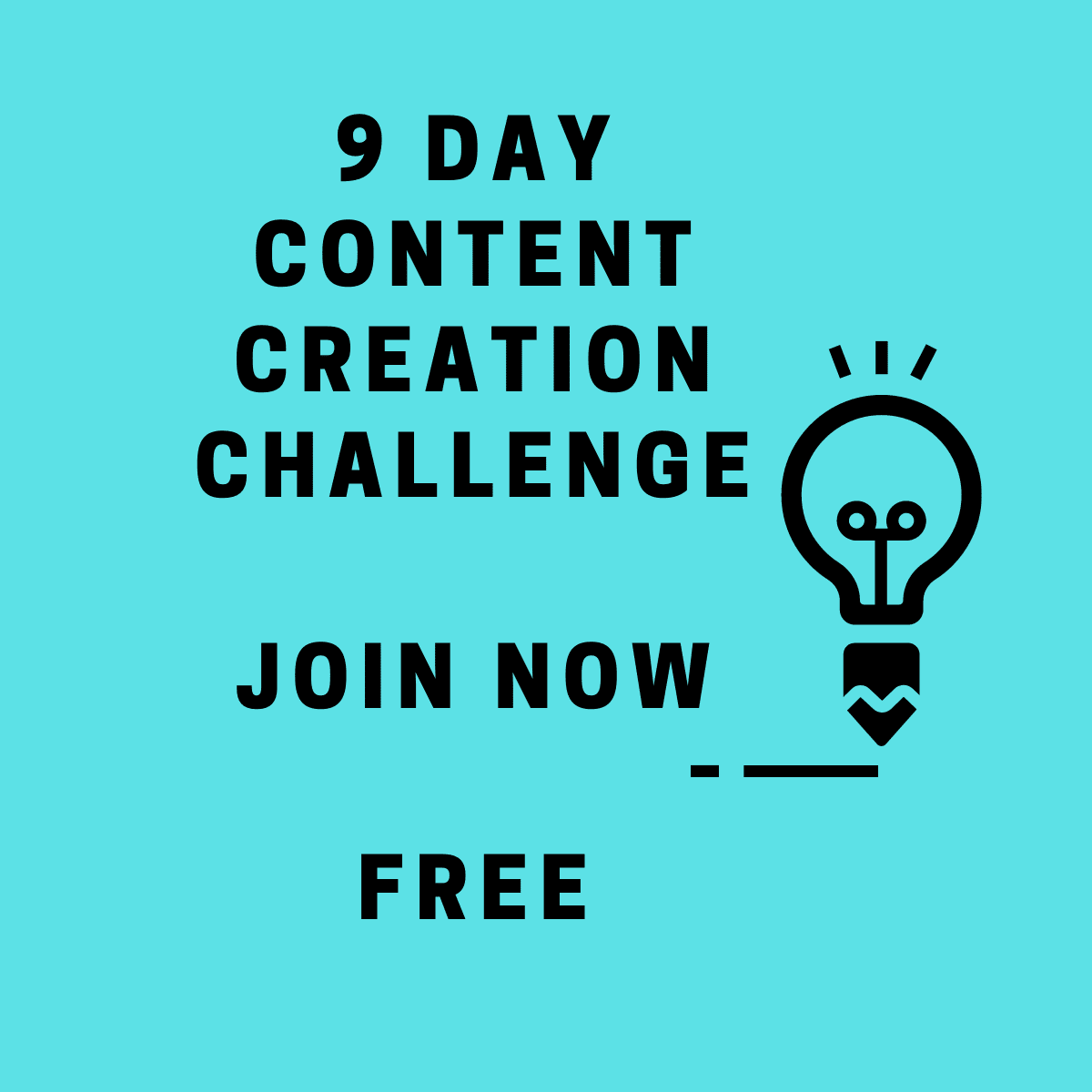Understanding the 9-day content challenge