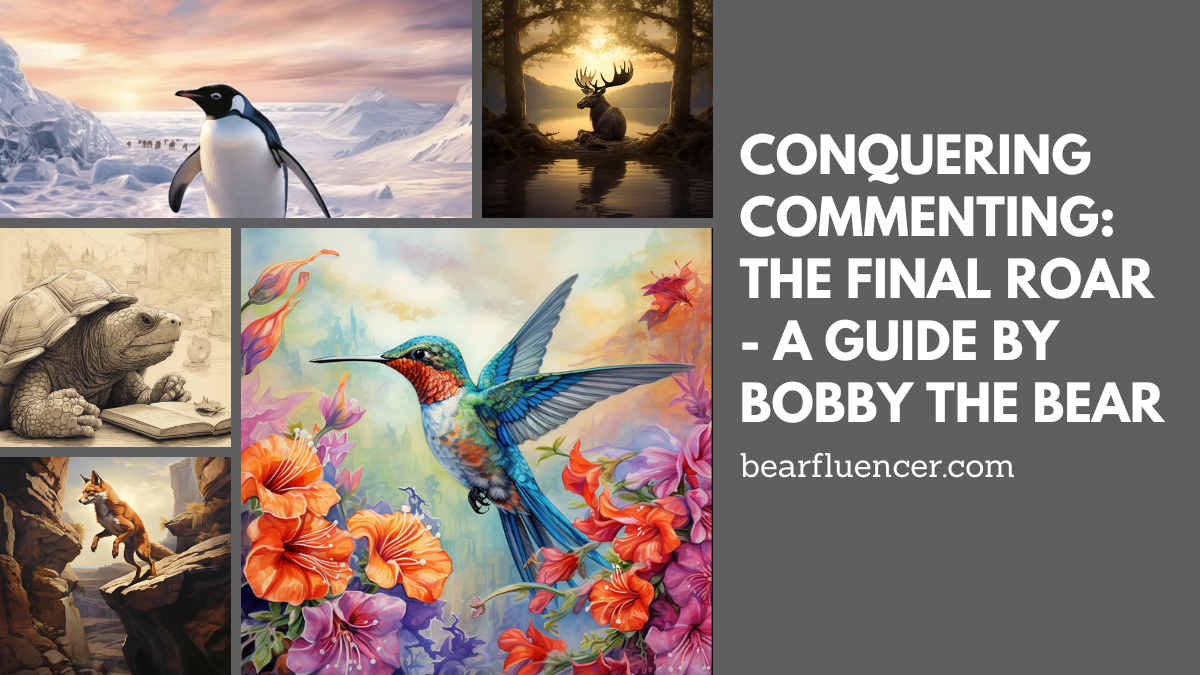 Conquering Commenting: The Final Roar – A Guide by Bobby the Bear